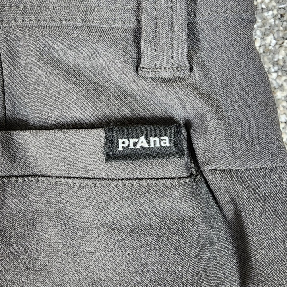 Prana Zion Pants Mens 38/32 Standard Fit Stretch Charcoal Gray NWOT - Picture 10 of 16